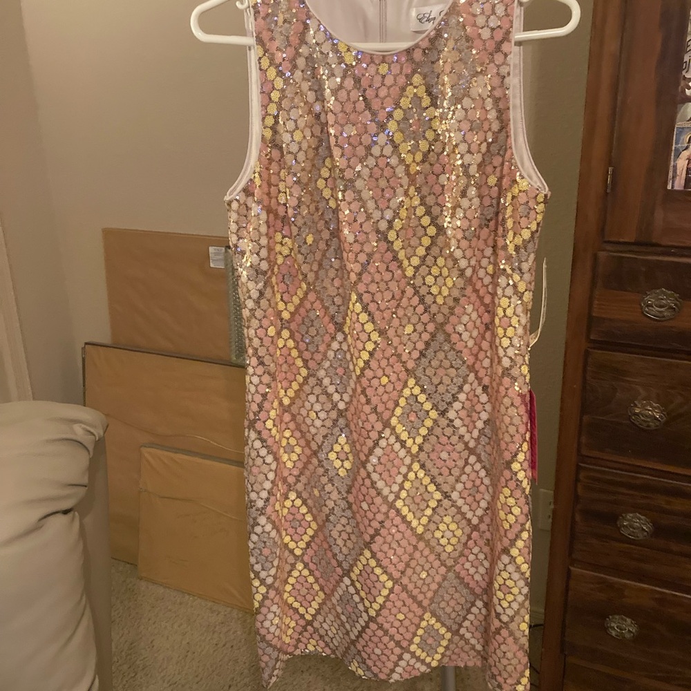 Chic Sequin Sleeveless Dress